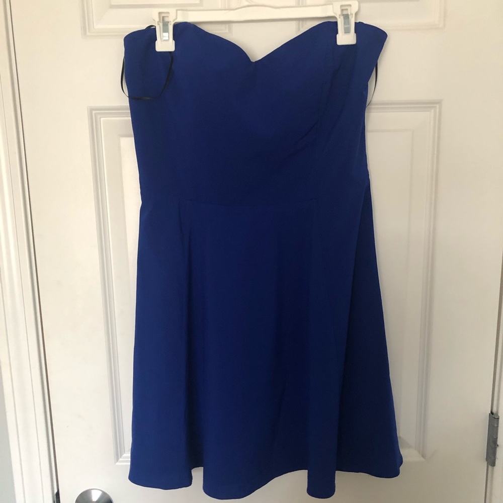 Blue Semi-Formal Mini Dress